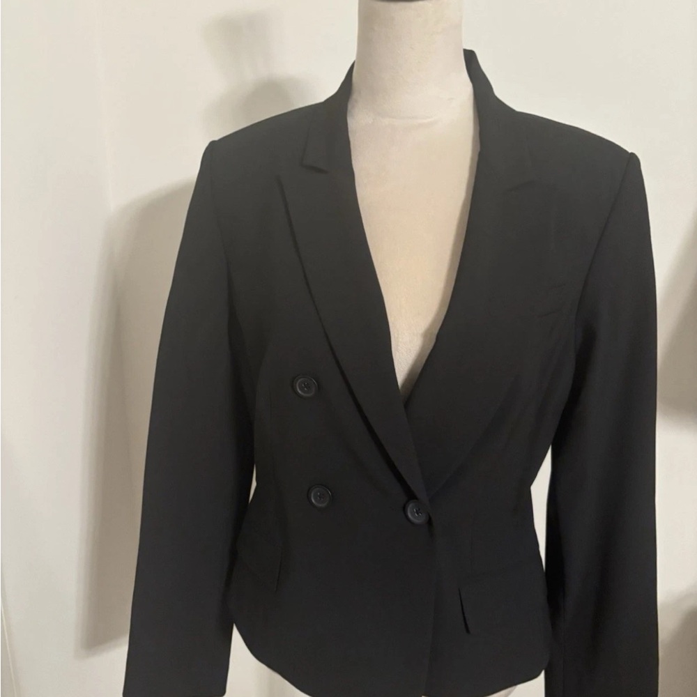 NWT Express Double-Breasted Black Blazer